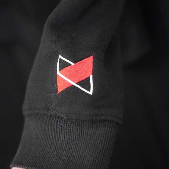 MKBHD Chevron Hoodie –  Size M, Red | Grey | Black Color-Block, Great Condition - Picture 12 of 12